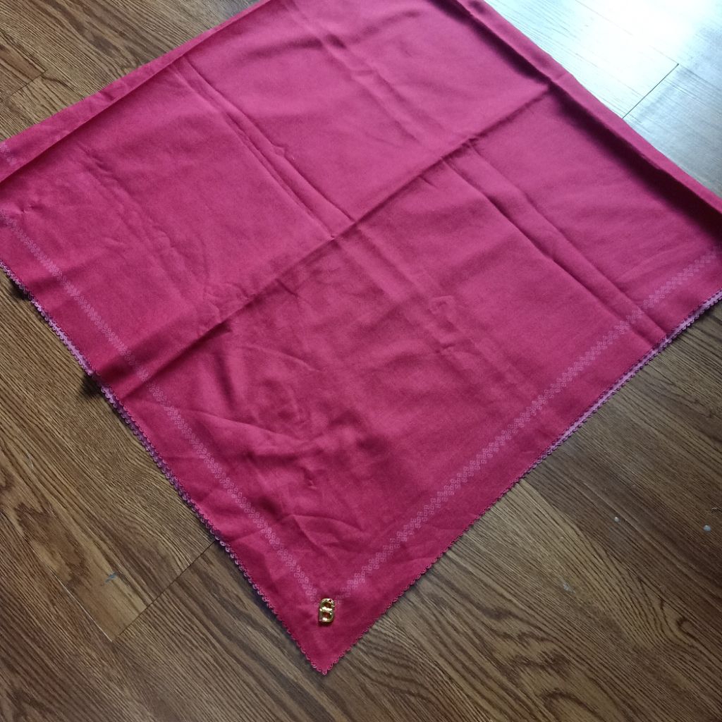 --ORI-- Preloved VVGC Todays Scarf BUTTONSCARVES button scarves BS buttonscarve benang jarum buttons