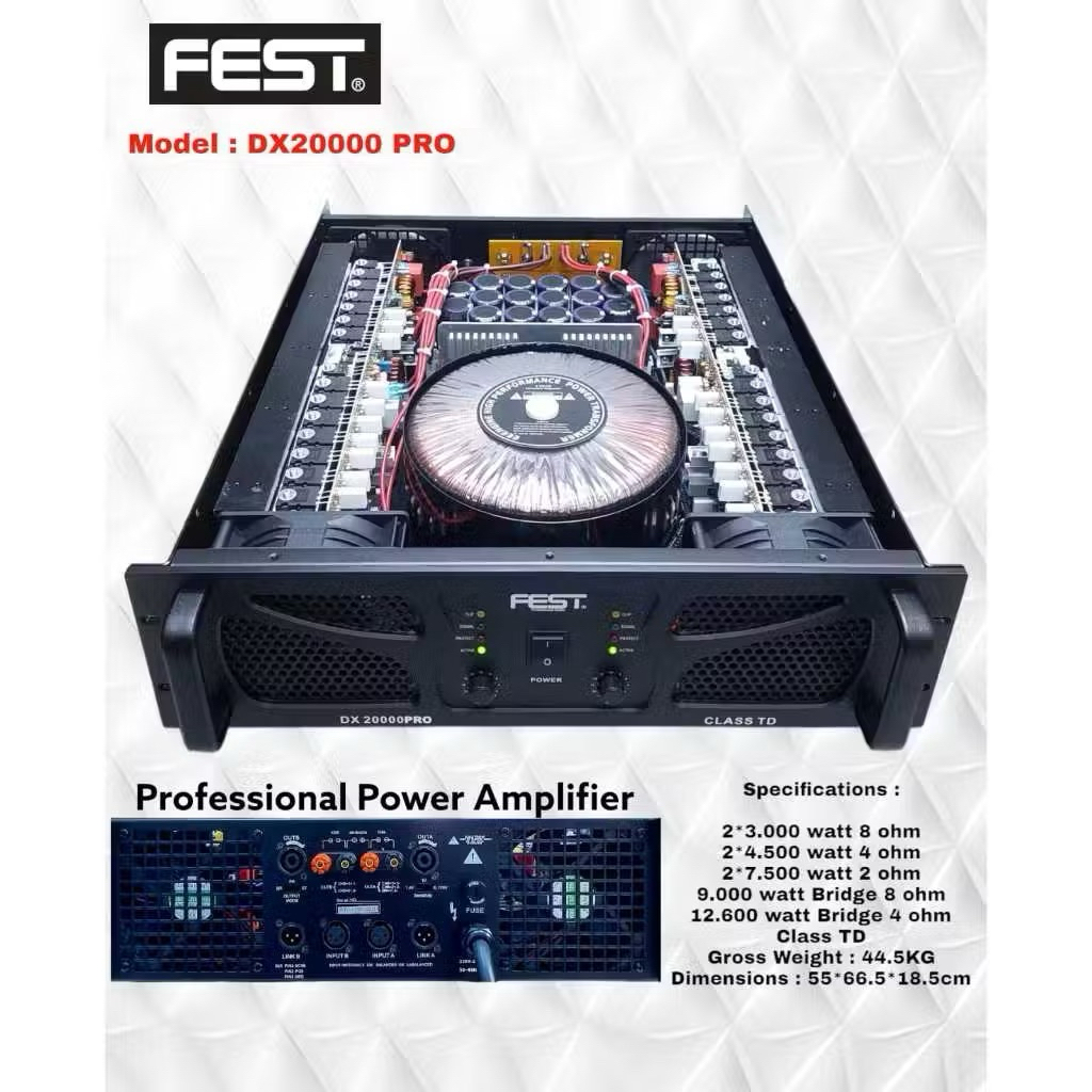 POWER FEST DX20000PRO  DX 20000 PRO CLASS TD
