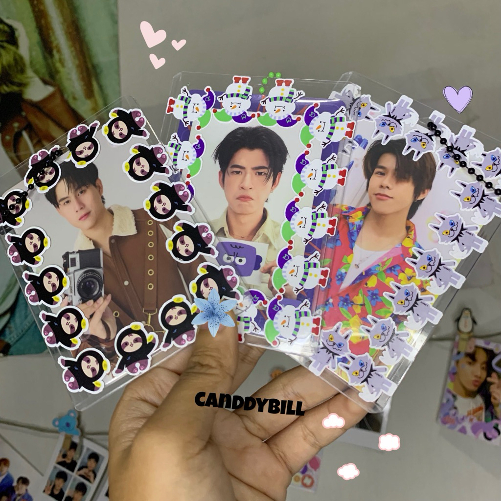 card holder CC gmmtv mascot keychain photocard