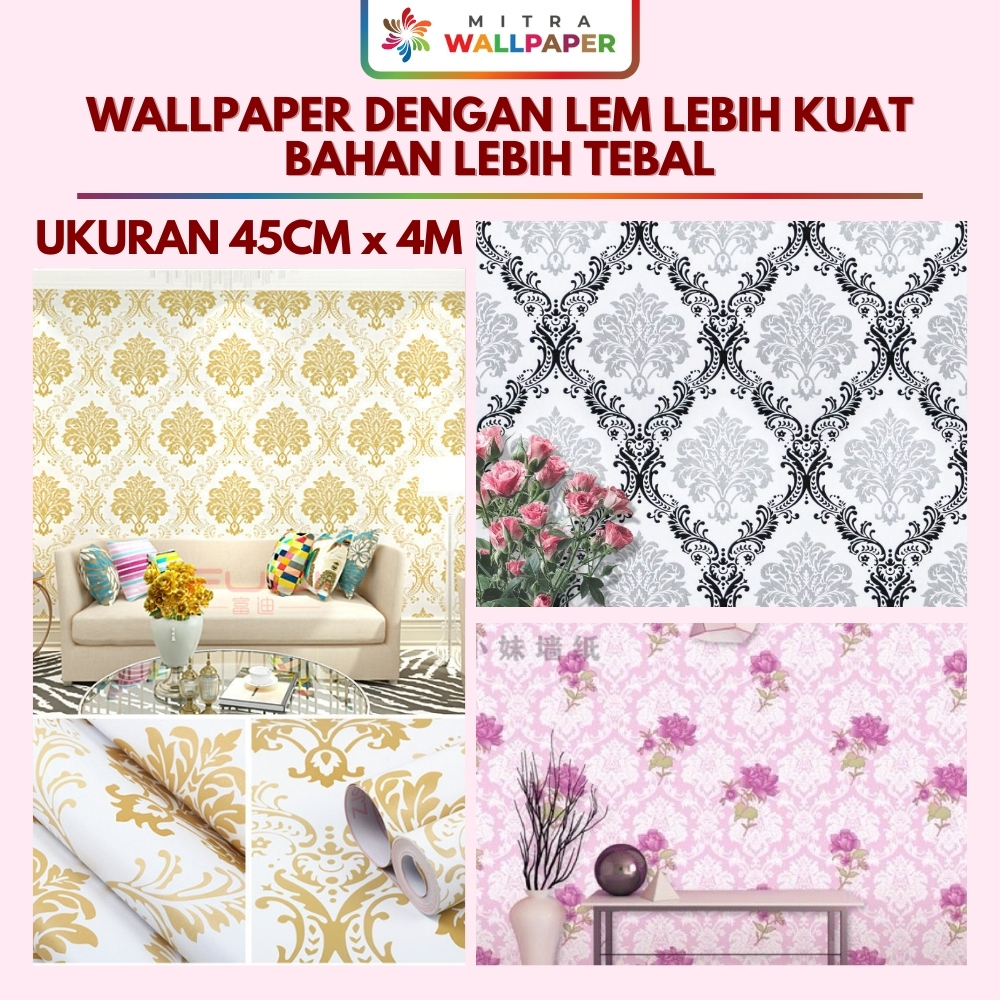 Wallpaper Sticker Motif Batik Wallpaper Ruang Tamu Ukir Mewah Wallpaper Cantik Kamar Tidur Aesthetic