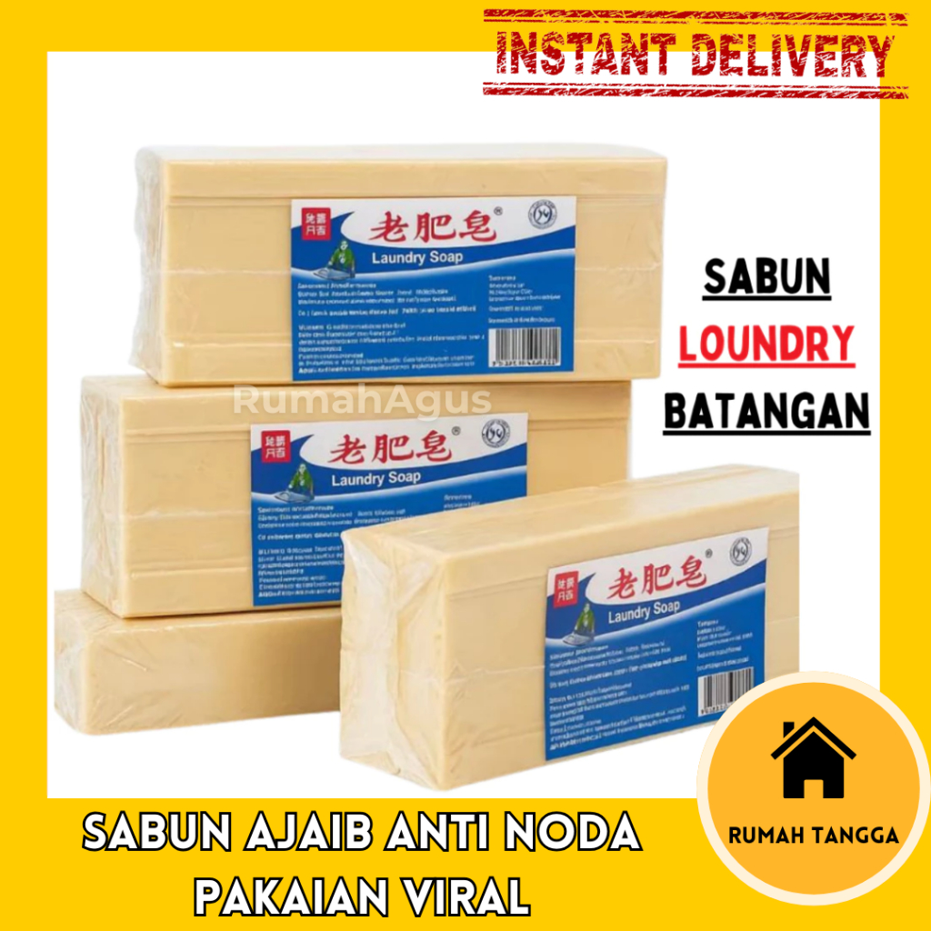 Sabun VIRAL ANTI NODA AJAIB ORIGINAL Penghilang Bekas Pakaian Baju Sandal Sepatu Sabun Cuci Batangan