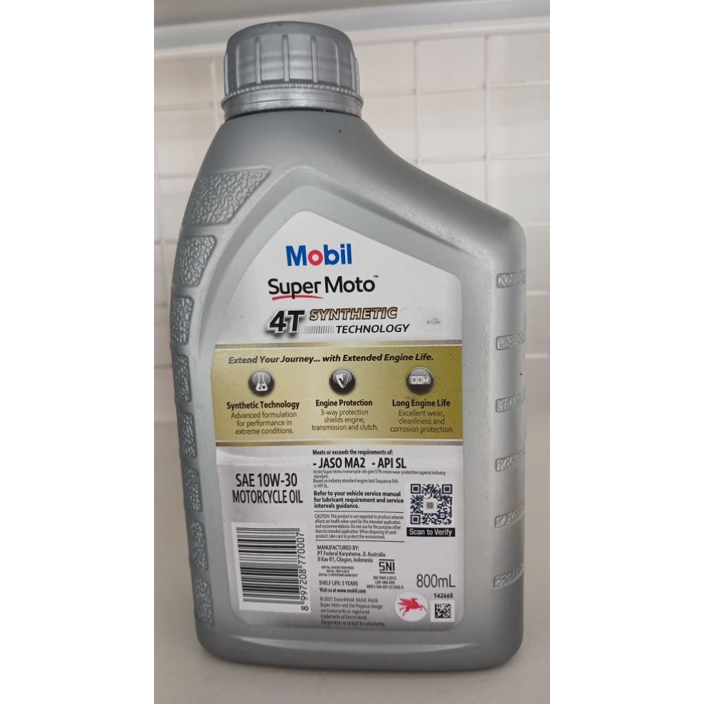 OLI MOBIL SUPERMOTO 10W 30
