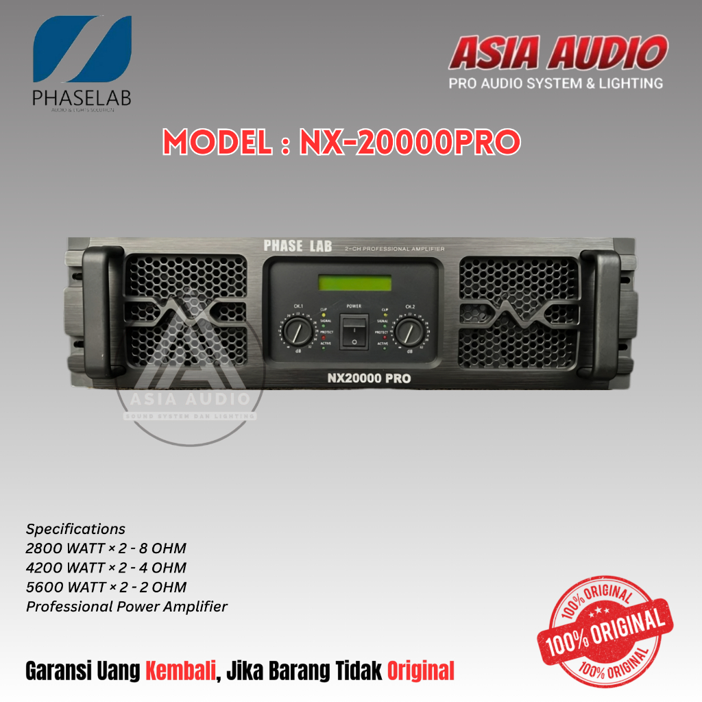 POWER PHASELAB NX-20000PRO ORIGINAL