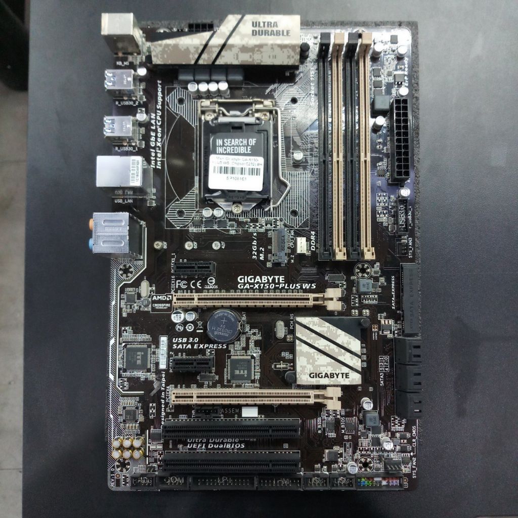 b150 Gigabyte slot 4 Ram wajib pakai vga