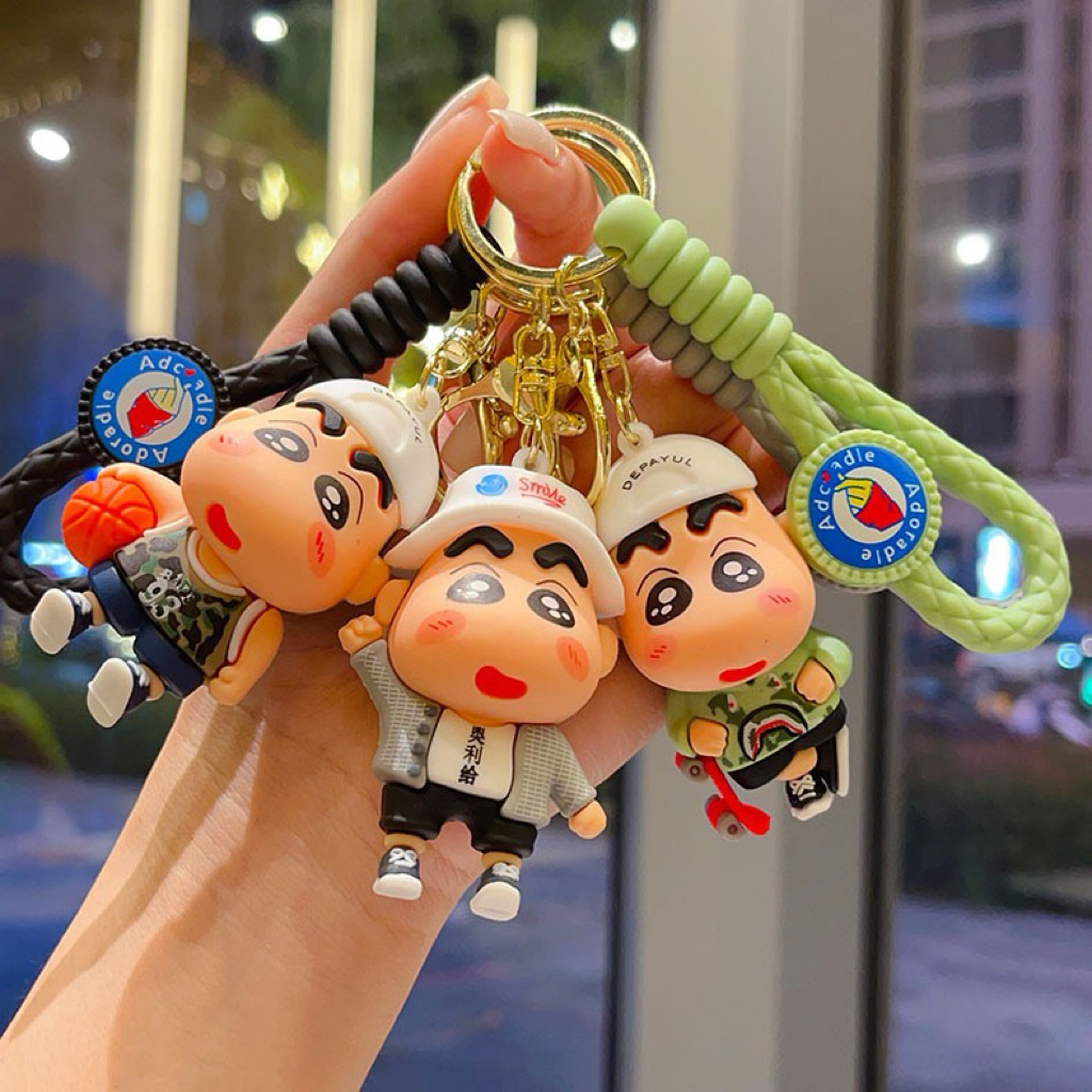 GK33 Gantungan Kunci Sinchan / Ganci Sinchan / Keychain Sinchan / Gantungan Kunci Tas / Ganci Tas