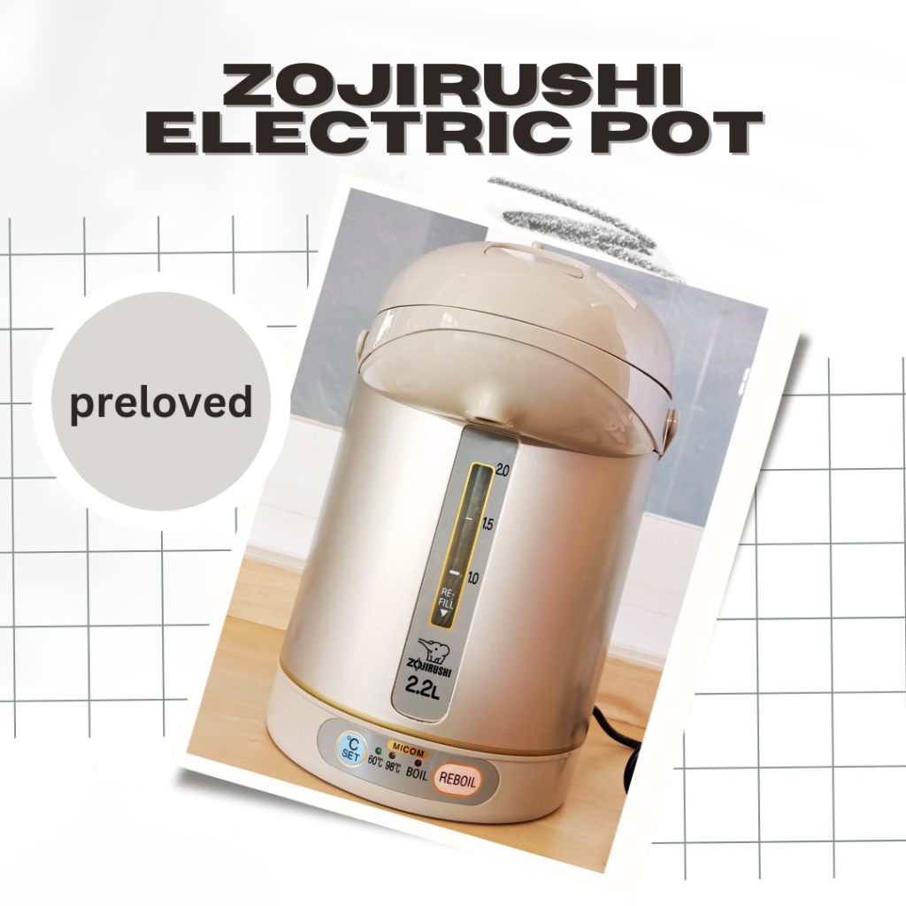 Zojirushi Electric Air Pot - CWPZQ22H Natural Story - Preloved