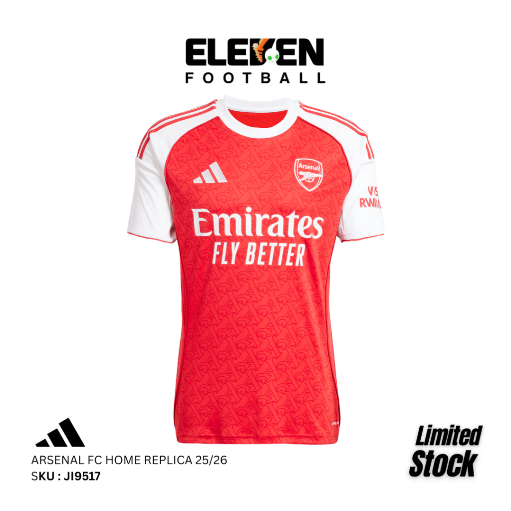 Jersey Adidas Arsenal FC Home Replica 25/26 - ORIGINAL/JI9517