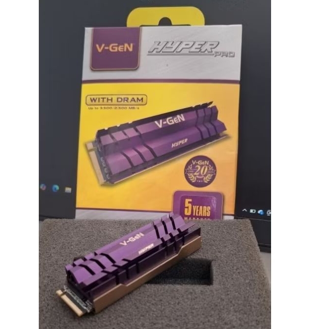 SSD NVME VGEN HYPER PRO WITH DRAM 2TB GEN 3