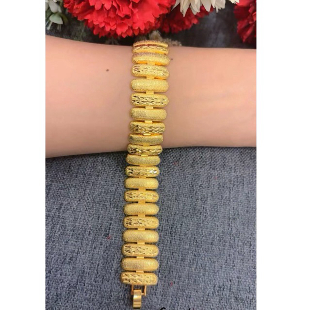 Ayrahaccesories gelang lipan lapisan emas 24k