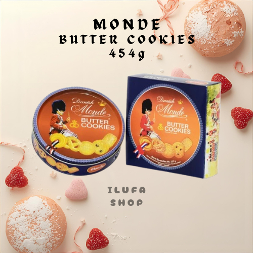 MONDE BUTTER COOKIES 454gr / KUE KERING MONDE KALENG