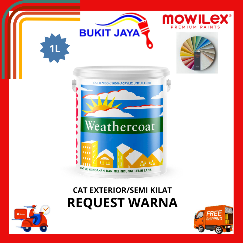MOWILEX WEATHERCOAT CAT AIR SEMIKILAT EXTERIOR 1 LITER