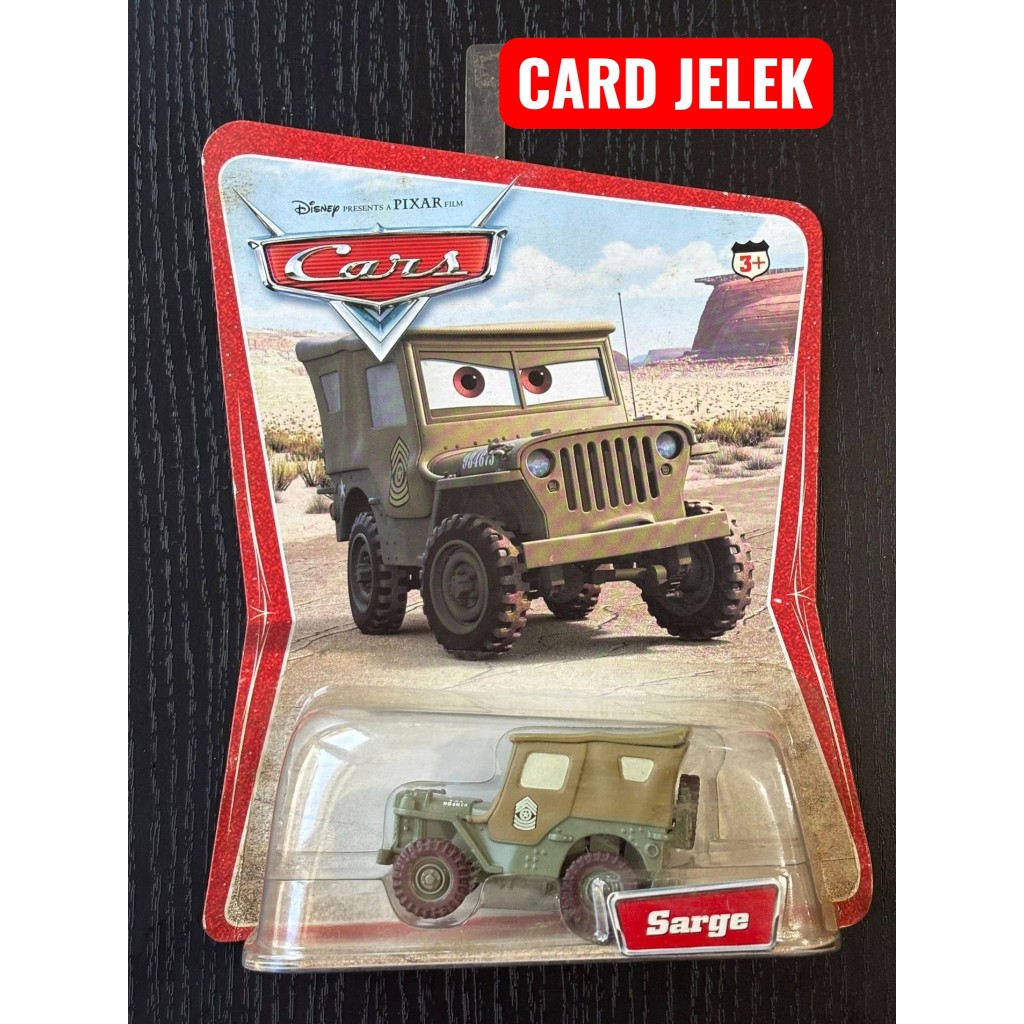 Disney Pixar Cars Sarge Willys Army Jeep