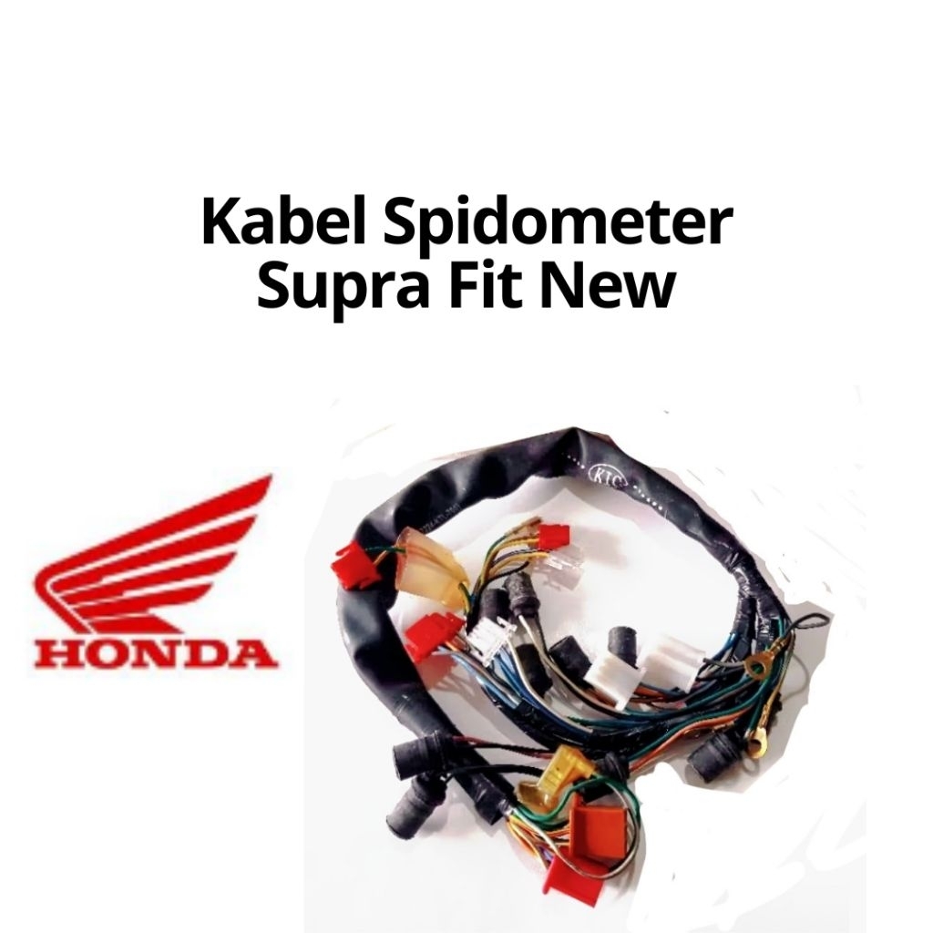 [AHM] Kabel Body Atas, Kabel Spedometer, Sub Harness Speedometer Honda Supra Fit  New Tromol 37224KT