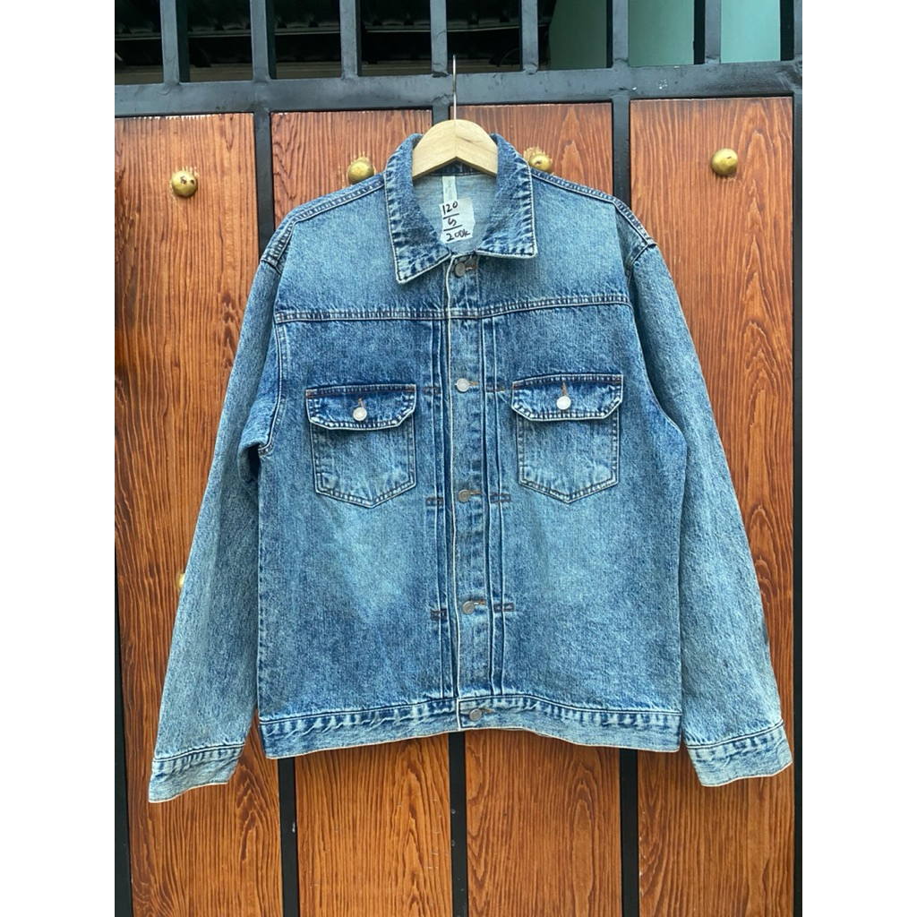 jaket jeans denim type 2 Size XL