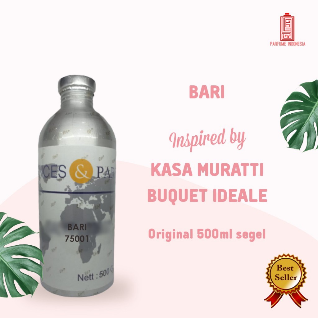 bibit parfum murni BARI 75001 ESSENCES 500ML SEGEL