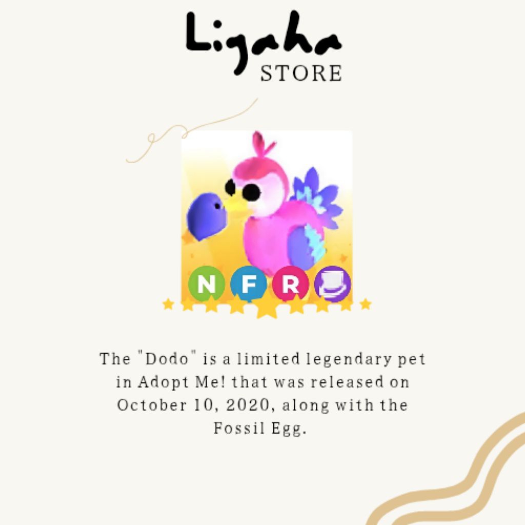 Neon Fly Ride Dodo (Adopt Me Items)