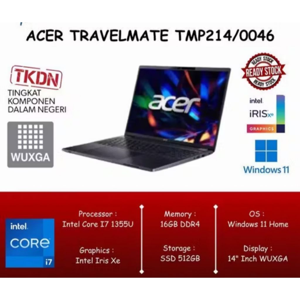 LAPTOP ACER TRAVELMATE P214 CORE i-7 (TMP214/0045)