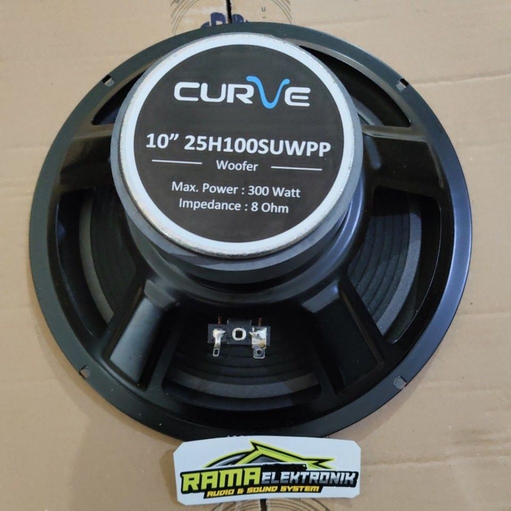 SPIKER CURVE 10 INCH 25H100SUWPP WOFER 10 INCH CUR VE 10 INCH