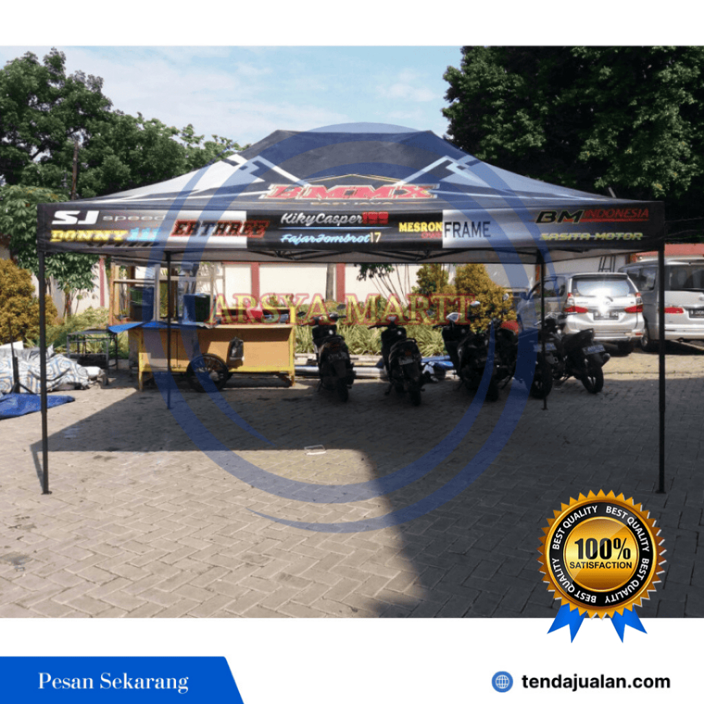 Tenda lipat 3x4,5 Custom Printing