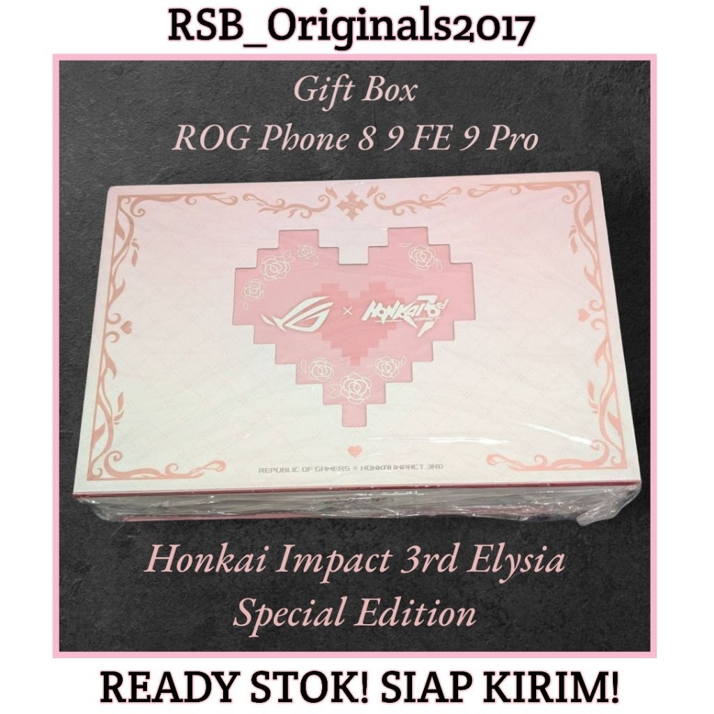 Gift Box ASUS ROG Phone 8 9 FE 9 PRO x Honkai Impact 3rd Elysia Special Edition ( SEGEL DUS KONDISI 