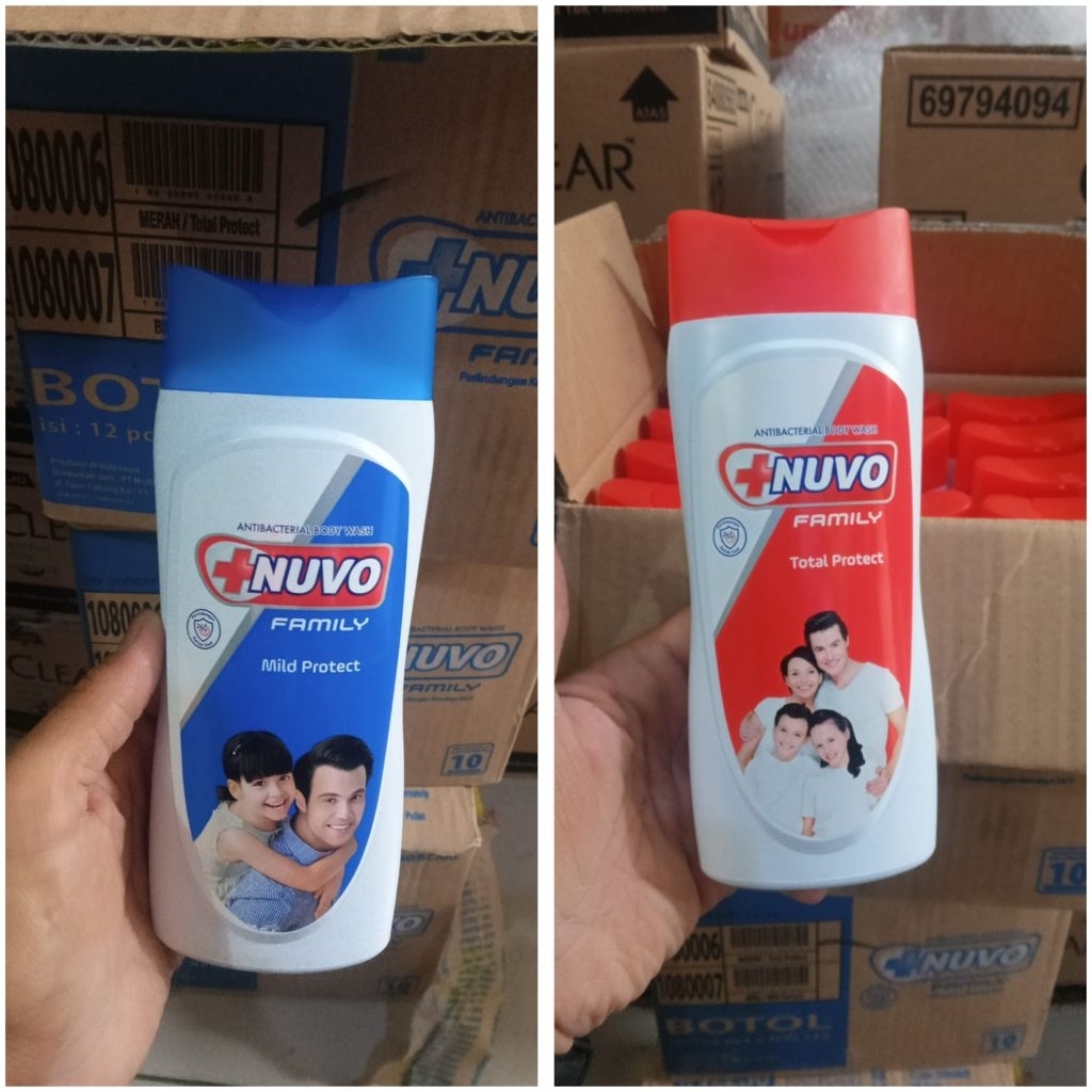 Sabun Mandi cair nuvo Botol 250 ml