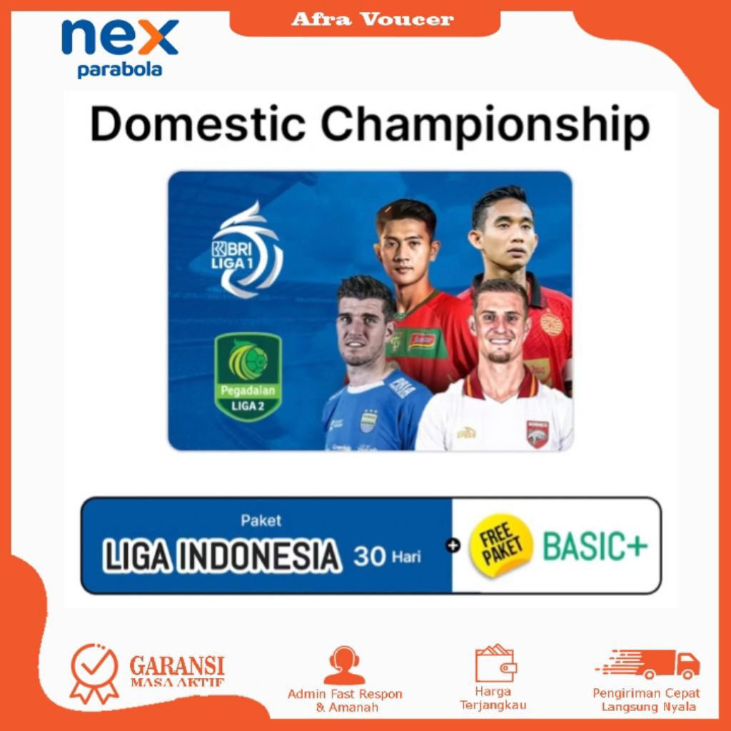 Voucher Paket Liga Indonesia Nex Parabola Paket Liga 1 Indonesia Promo