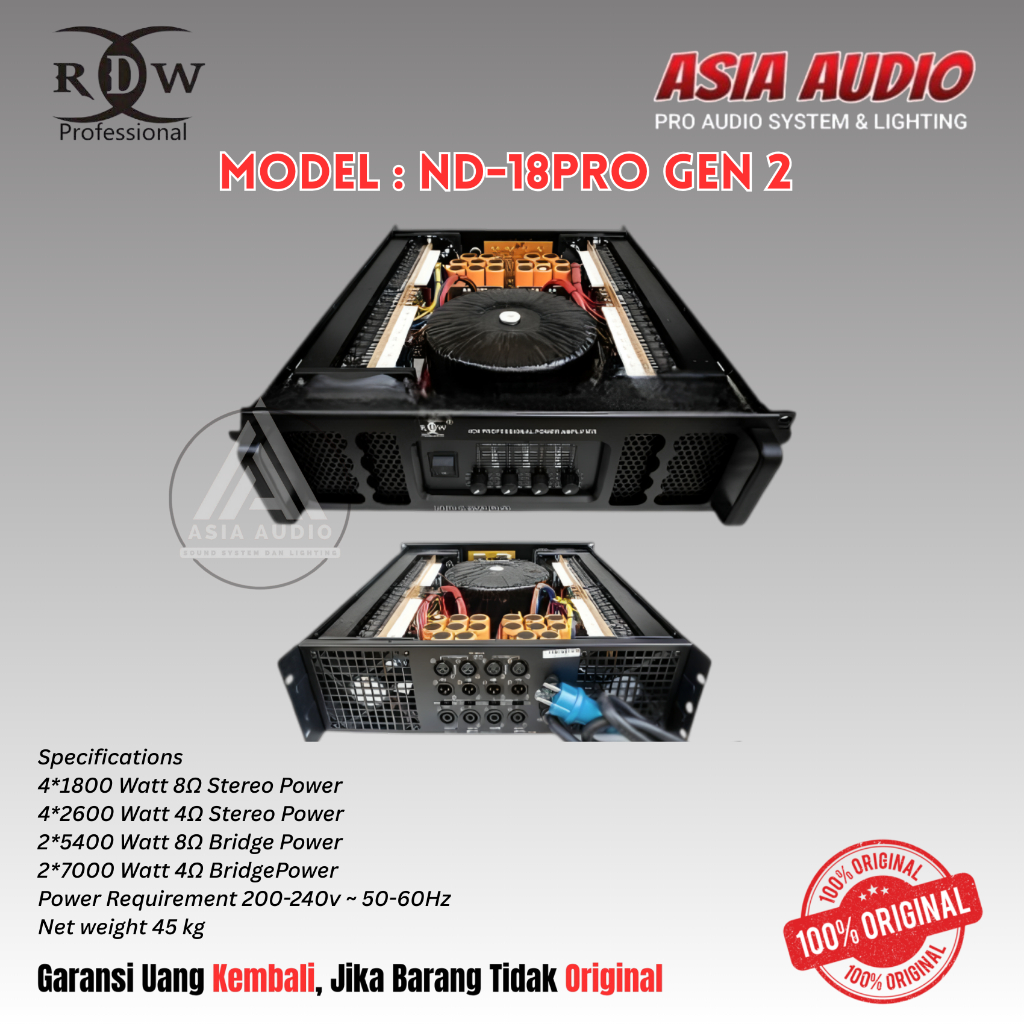 POWER RDW ND-18PRO GEN 2 ORIGINAL