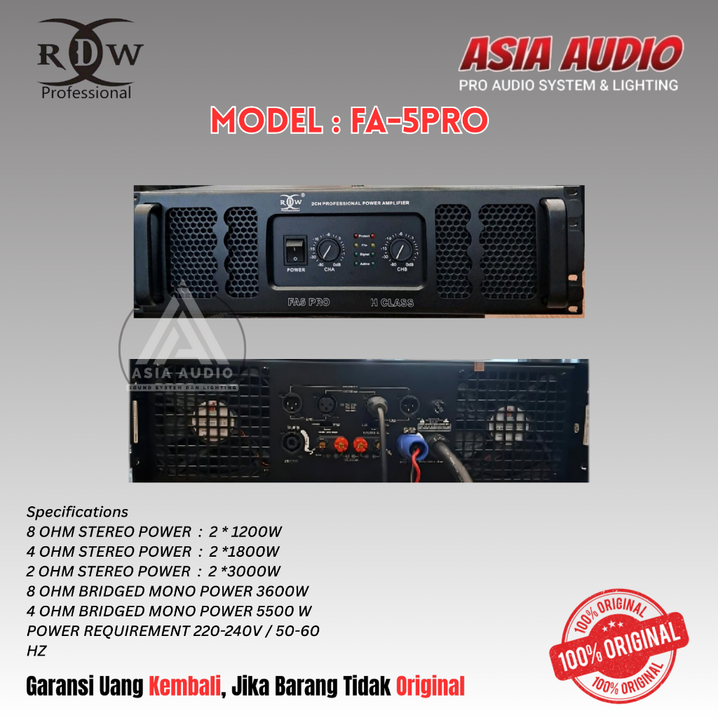 POWER RDW FA-5PRO ORIGINAL