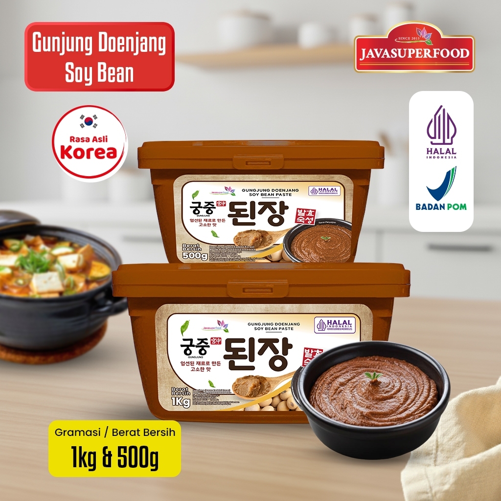 HALAL GUNGJUNG DOENJANG SOY BEAN PASTE / PASTA KEDELAI KHAS KOREA