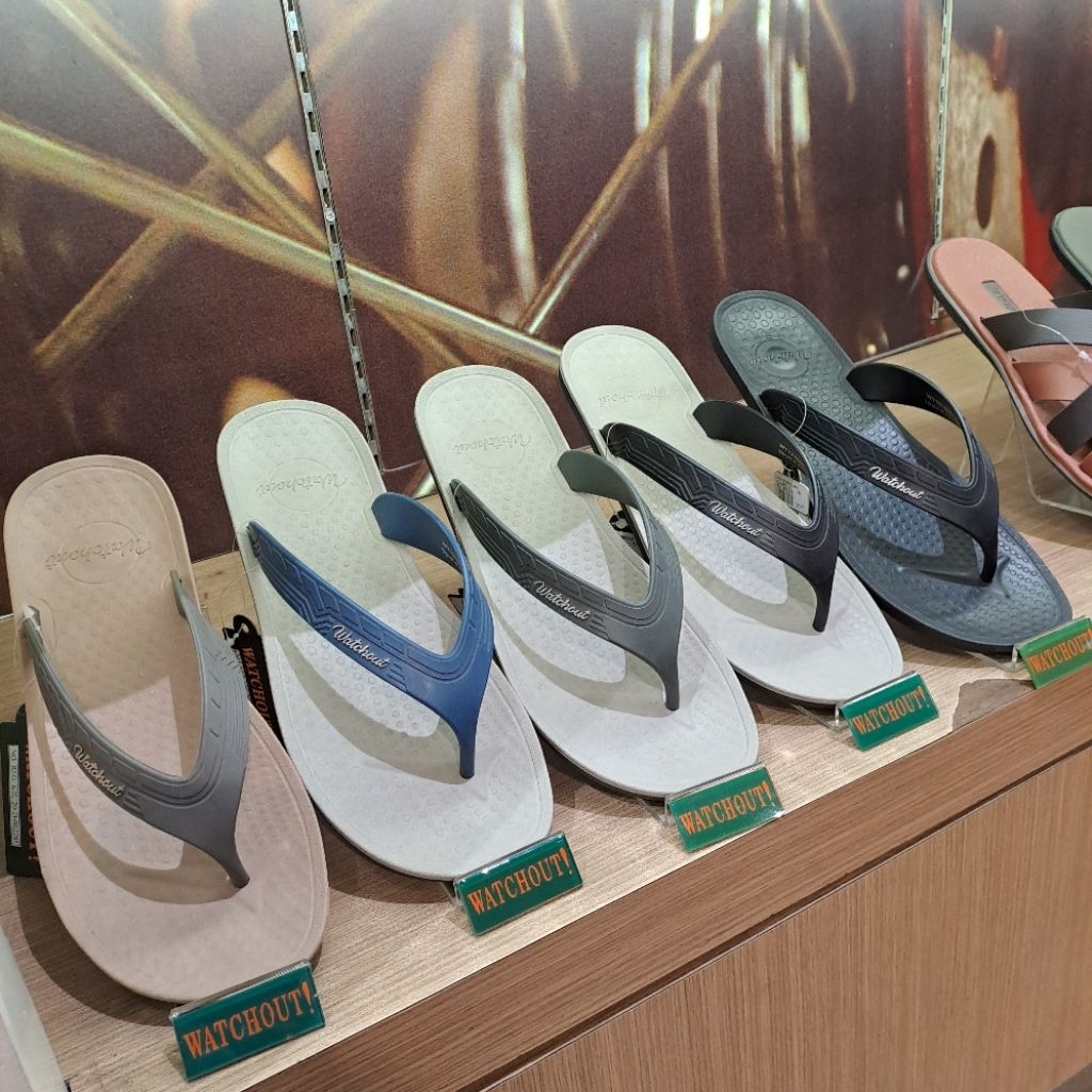 sandal jepit karet pria watchout