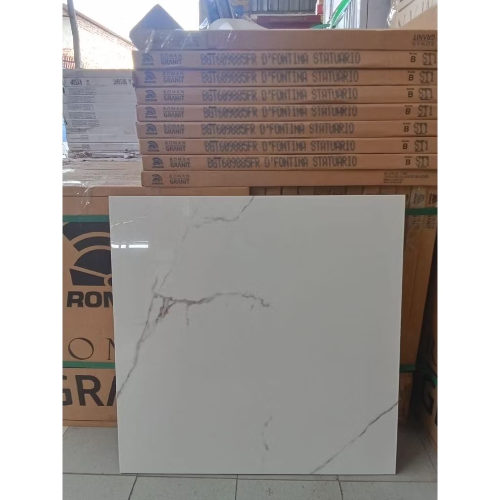 Roman Granit GT609885FR dFontina Statuario 60x60