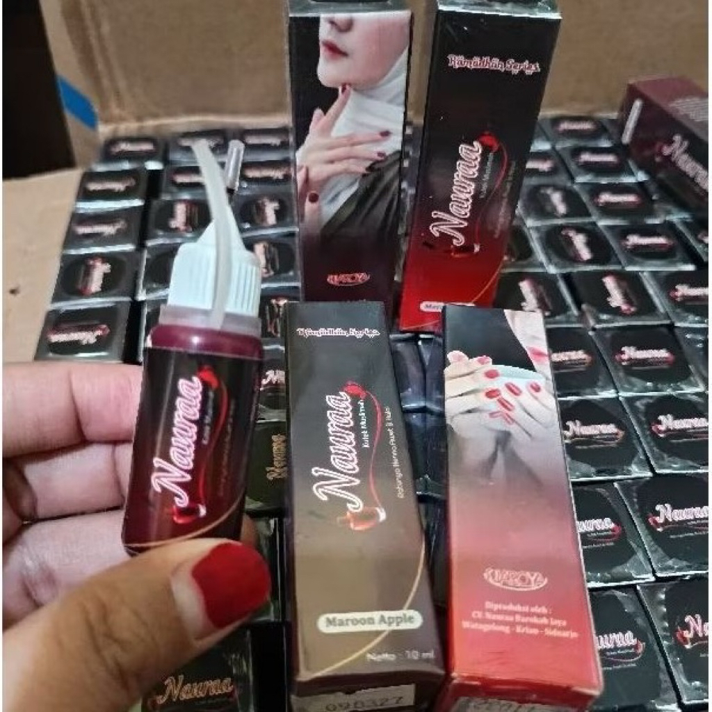 Naura Inai Kuku Muslimah (awet sampai ujung kuku) Inai Kuku Sah sholat