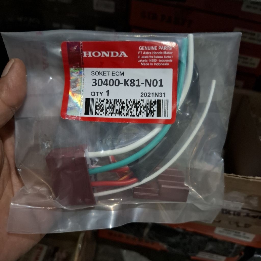Soket ECU / Kabel ECM K81 - Soket Kabel ECU/ECM Beat ESP /Scoopy ESP /BeAT POP 2016/2019