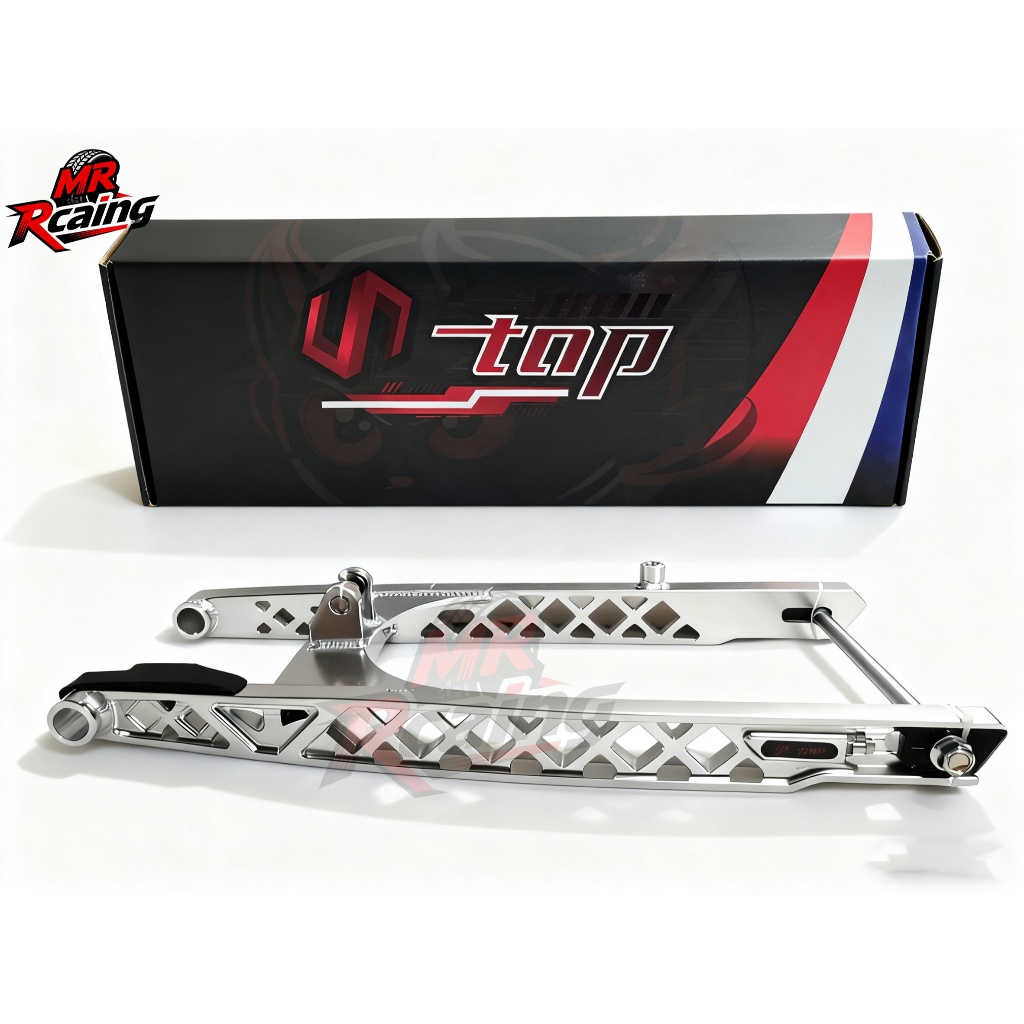 SWING ARM S-TOP Racing cnc LONG ARM 65CM BAHAN FULL CNC MX KING V1 V2 MX KING 150 Konsep Malaysia