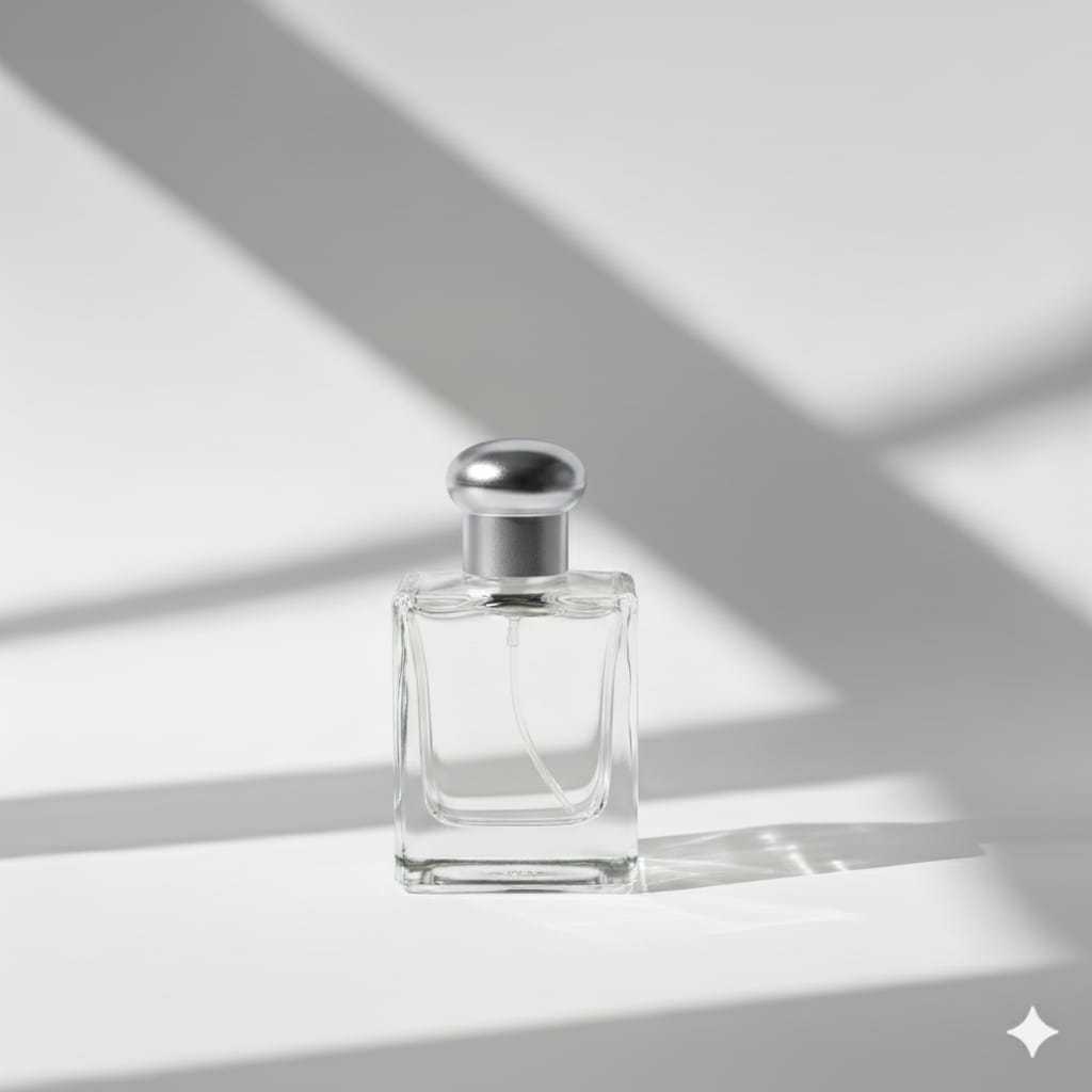 botol parfum jo malon petak kubus 50 ml tutup silver spray semi press dipasang menggunakan alat boto