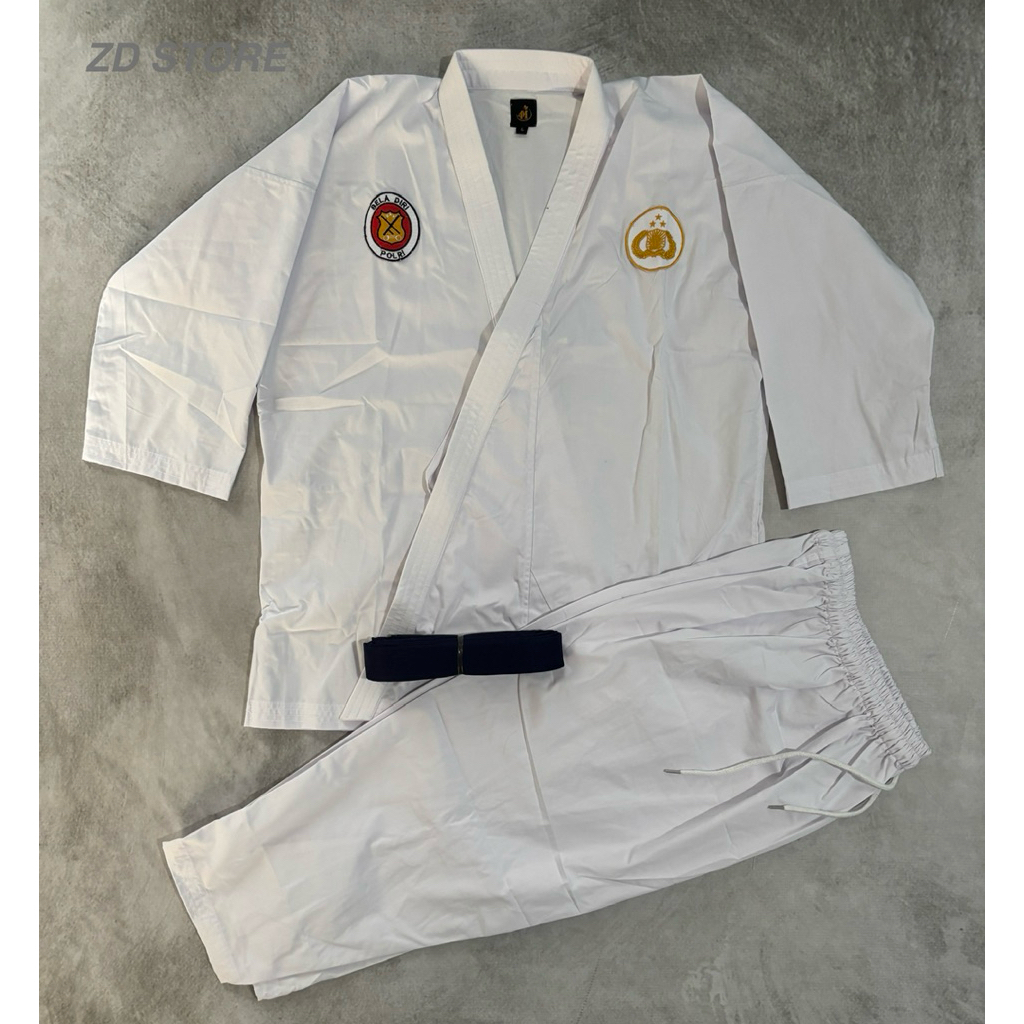 Baju Olahraga JUDO POLRI SABUK BIRU/Setelan Olahraga Beladiri POLRI/Baju JUDO POLRI 1 SET