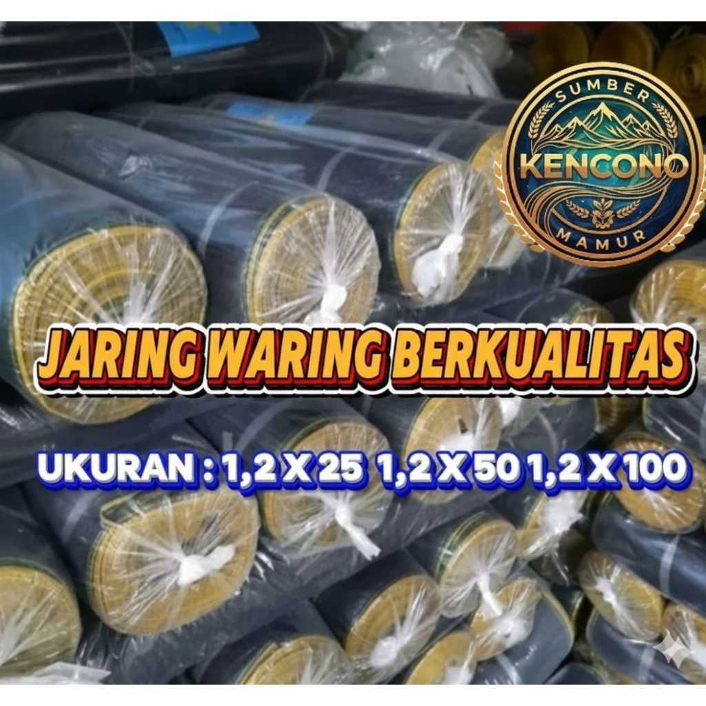 SUMBER KENCONO MAKMUR - Waring 1 Roll 100 Meter| Waring 1 Roll 50 Meter|Waring 1 Roll 25 Meter |Jari