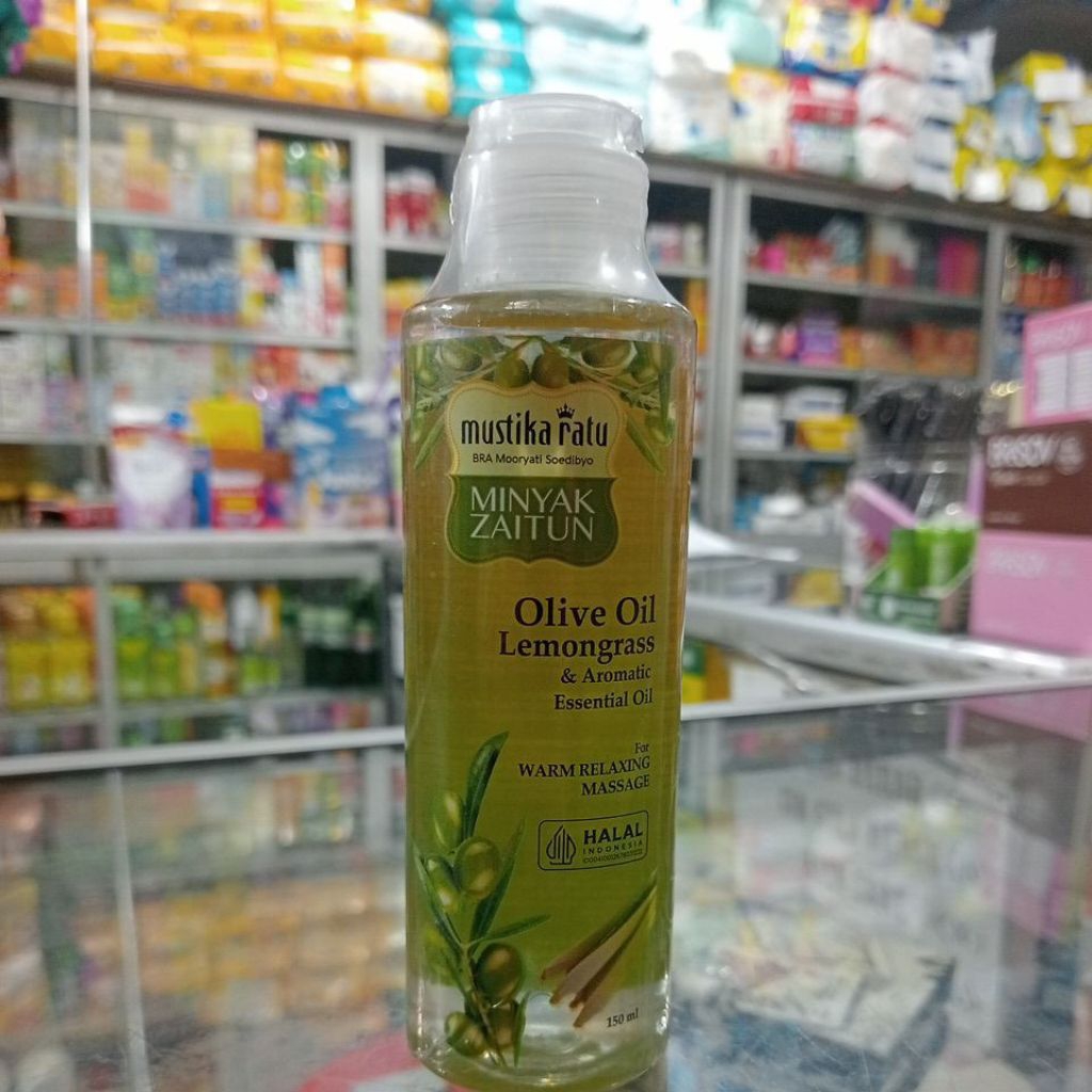 Mustika Ratu Olive Oil Lemongrass & Aromatic Essential Oil 150ml