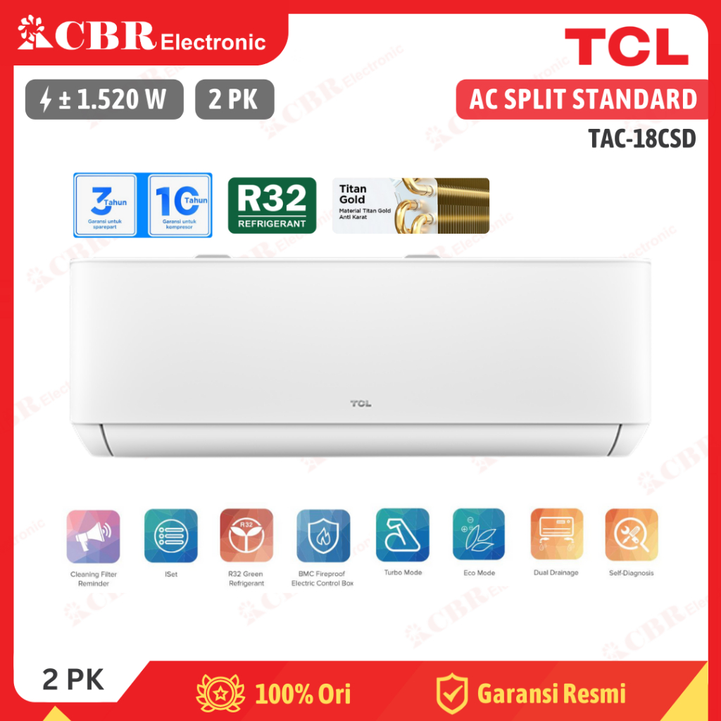 AC TCL STANDARD 2 PK – TAC-18CSD