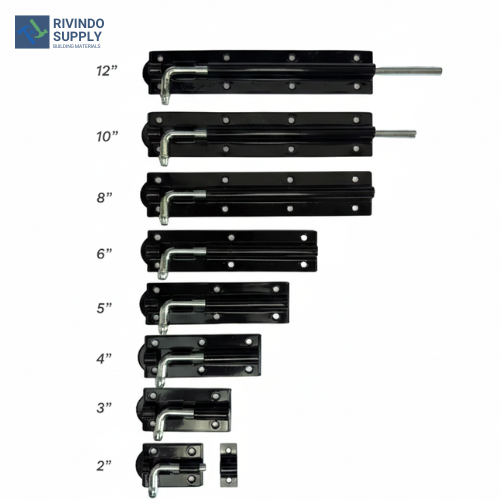 Grendel HD Double Plat - Kunci Slot Pintu Jendela Laci Besi