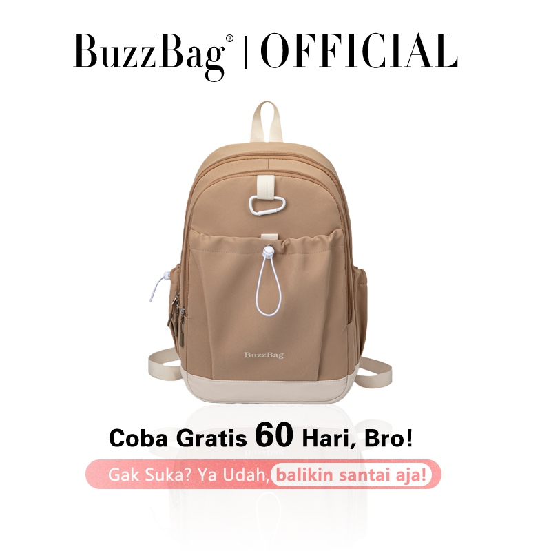 BuzzBag - Tas Ransel Sekolah Korea Style tas sekolah tas kampus wanita ransel tas kampus wanita rans