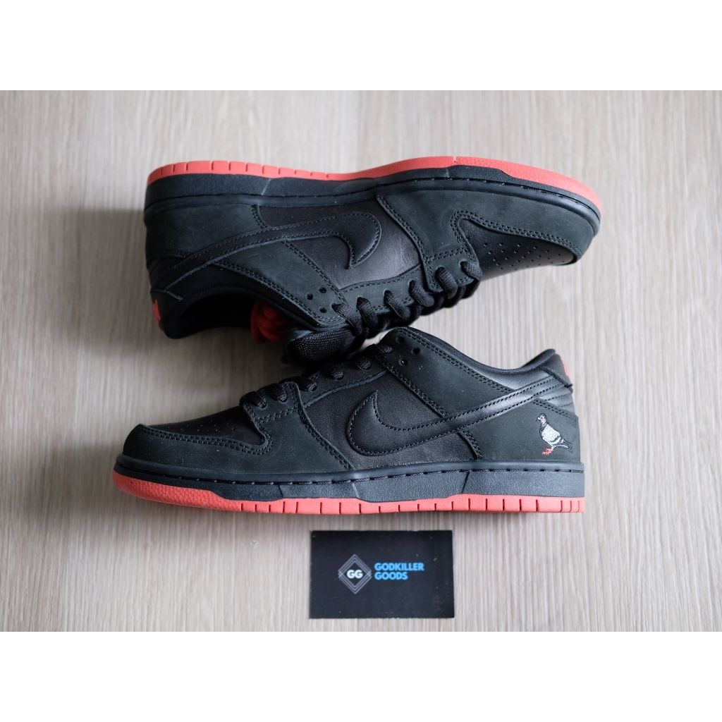 SB Dunk Low Jeff Staple Black Pigeon Kicwho Godkiller