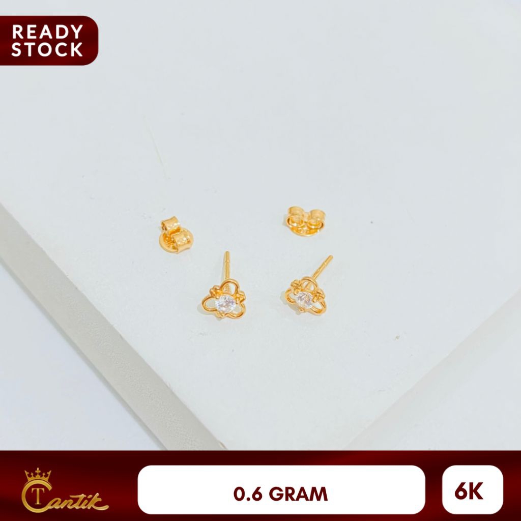 ANTING WANITA MODEL KENOT MATA SATU KADAR 6K