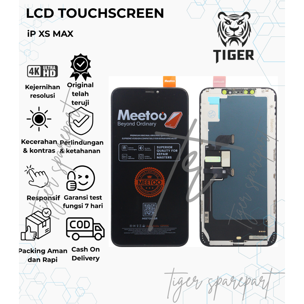 LCD IPHONE XS MAX - LCD TOUCHSCREEN XS MAX FULLSET