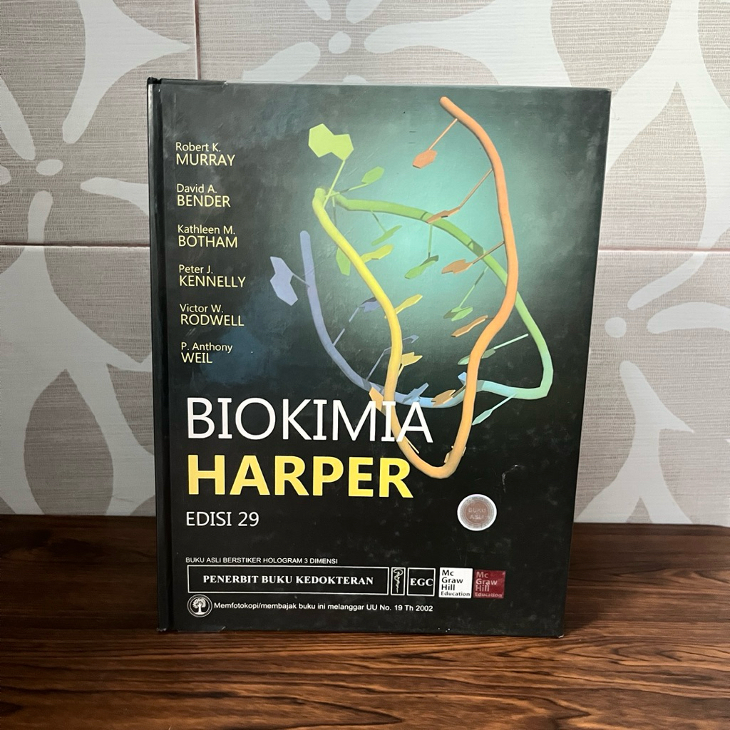 ORIGINAL HARD COVER EGC Biokimia HARPER Edisi 29 (preloved)