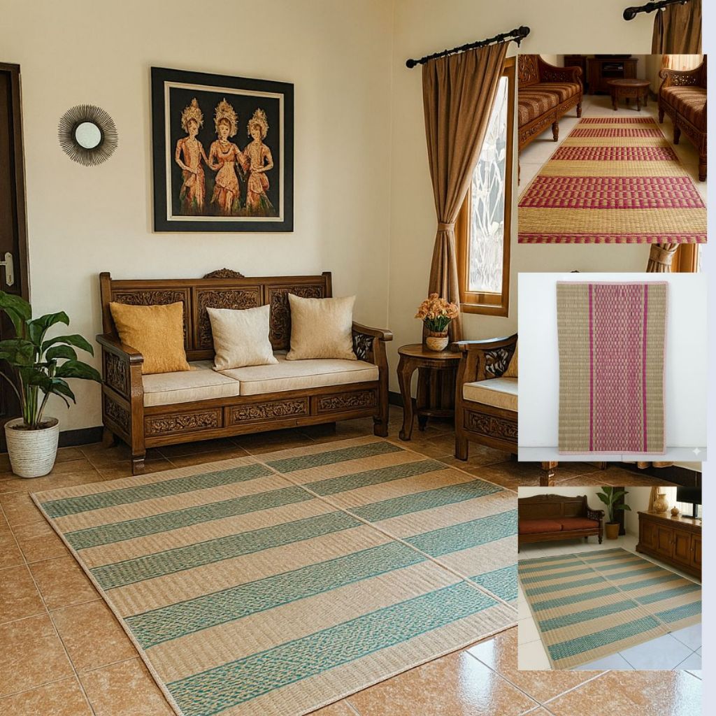 Tikar Mendong Anyaman Tradisional Khas Tasikmalaya Kloso Piknik Llipat