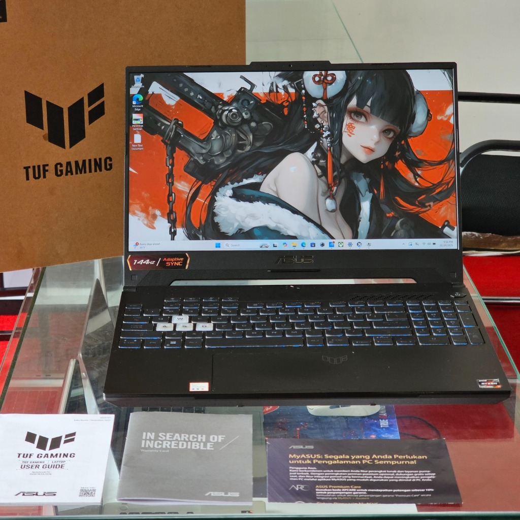 ASUS TUF Gaming A15 FA507RC AMD Ryzen 7 6800H Ram 16 GB SSD 512 GB Nvidia RTX 3050 144 Hz RGB Gaming