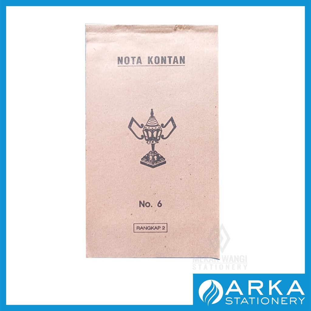 [PAK] NOTA KONTAN PANJANG NO 6 2 RANGKAP ISI 10 BUKU