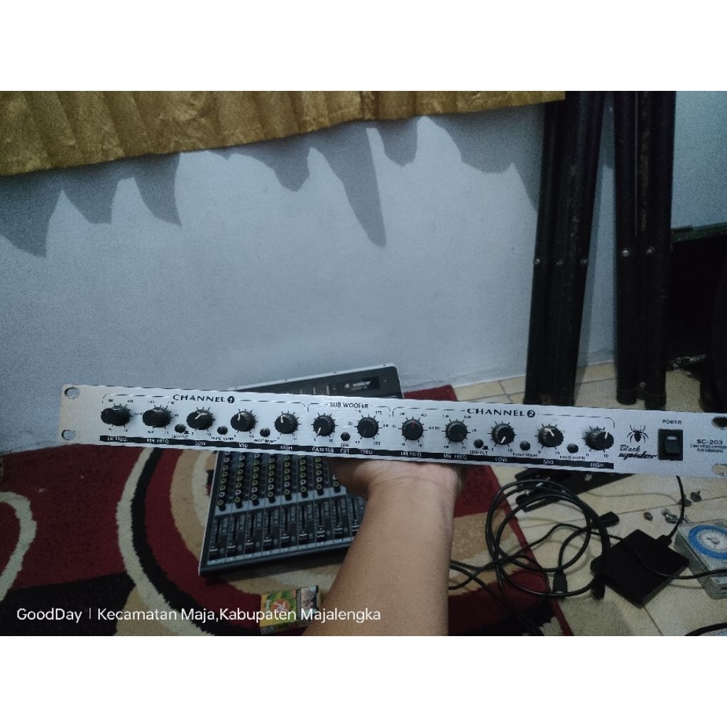 crossover black spider sc-203