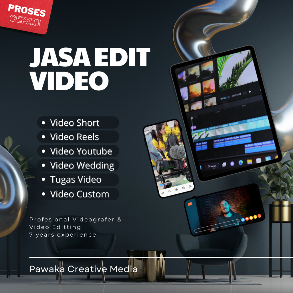 Jasa Edit Video Custom Profesional | Video YT, Reels, Wedding